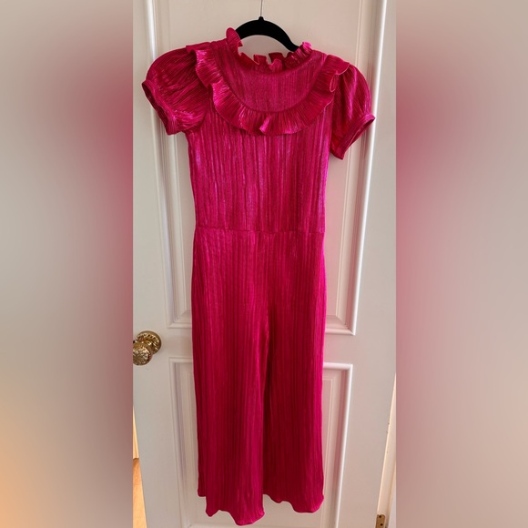 COPY - Rachel Zoe x Janie and Jack pink romper size 8 - Picture 1 of 3